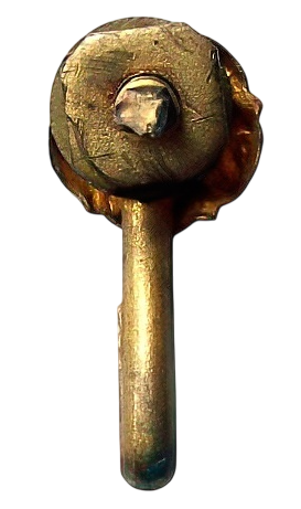 Nepal Army Brass Belt Hook – Tudor Rose Design (Rana Period)