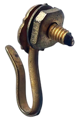 Nepal Army Brass Belt Hook – Tudor Rose Design (Rana Period)